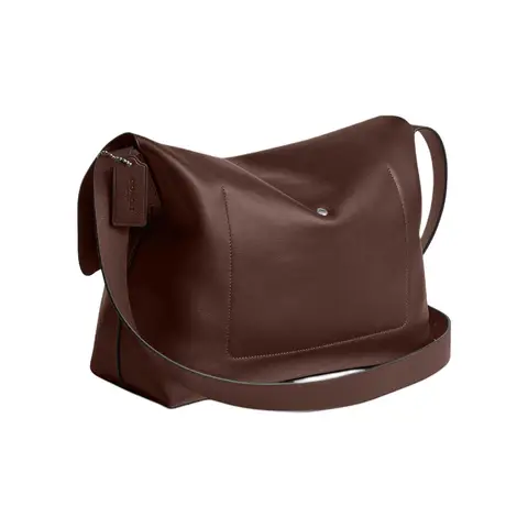 COACH Cow 皮革 Messenger Bag, Shoulder Bag Large Unisex Maple Brown CCB58-MPL