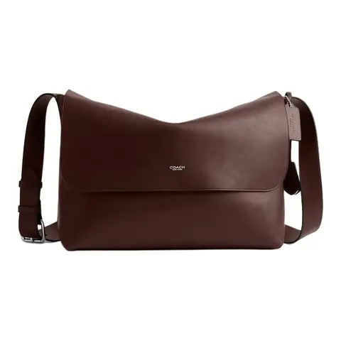 COACH Cow 皮革 Messenger Bag, Shoulder Bag Large Unisex Maple Brown CCB58-MPL