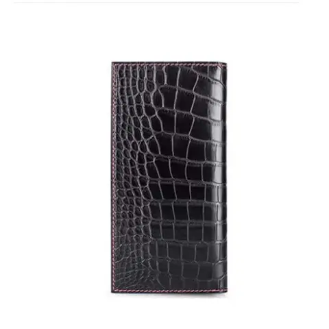gete The new 男士's leather wallet long leather business crocodile leather wallet