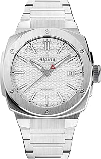 Alpina 男士's Swiss Made Alpiner 自動機械 3-Hand Calendar 手錶, 鈦金屬, White Dial, 夜光, 39mm Style: AL-525S3AE1B