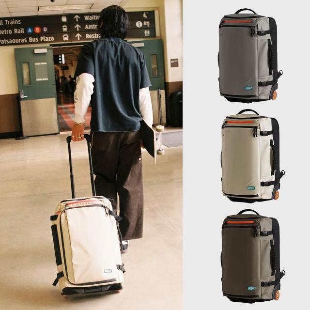 美 國 潮 流 品 牌 符 合 登 機 尺 寸 【 B A G S M A R T 】 旅 人 U l t r a 兩 用 雙 肩 拉 桿 包 L ★ 大 容 量 防 潑 水 滑 板 輪 登 機 旅 行 袋