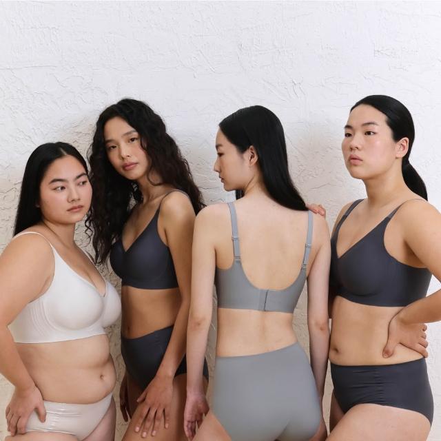 包 覆 ？ 提 拉 ？ 支 撐 同 步 到 位 【 H R S 】 件 組 - 包 覆 款 無 感 軟 鋼 圈 內 衣 三 色 任 選 ( 軟 鋼 圈 內 衣 女 內 衣 女 內 著 無 感 失 憶 背 扣 式 )